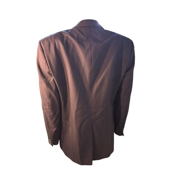 Burberrys Vintage Navy Mens Wool Blazer Saks 5th Avenue Sz Missing 43"Chest EUC - Picture 5 of 10